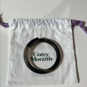 Corey Moranis Black Bangle Bracelet